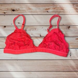 Forget 21 coral lace bralette